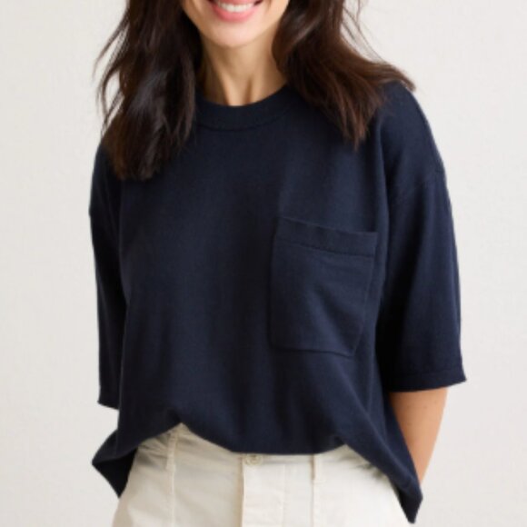 Not Monday Tops - Stevie Pocket Crewneck